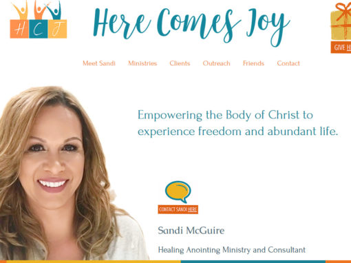 Sandi McGuire ~ Here Comes Joy Ministries